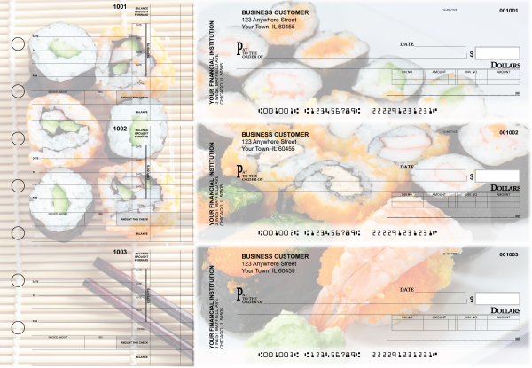 Japanese Cuisine Invoice Business Checks