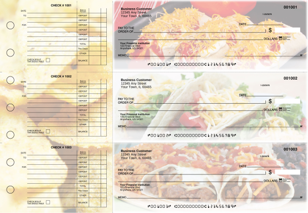 Mexican Cuisine Accounts Payable Designer Business Checks