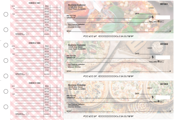 Pizza Accounts Payable Designer Business Checks