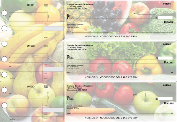 Fresh Produce Standard Disbursement Designer Business Checks