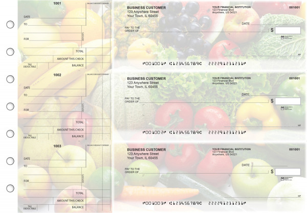Fresh Produce Standard Mailer Business Checks