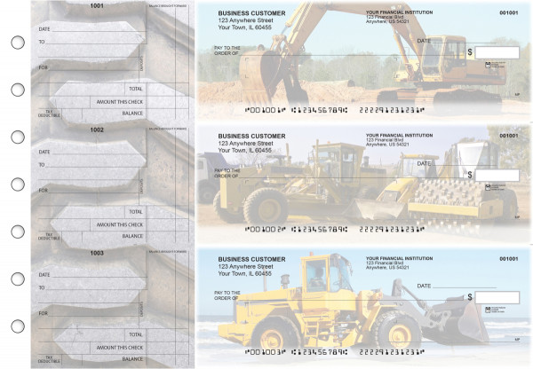 Construction Standard Mailer Business Checks
