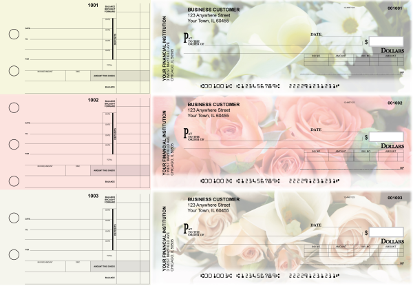 Florist Invoice Business Checks