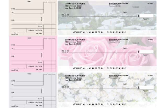 Florist Standard Mailer Business Checks