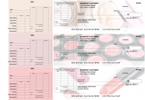 Makeup General Itemized Invoice Business Checks