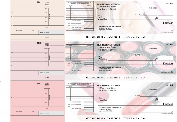 Makeup Itemized Invoice Business Checks