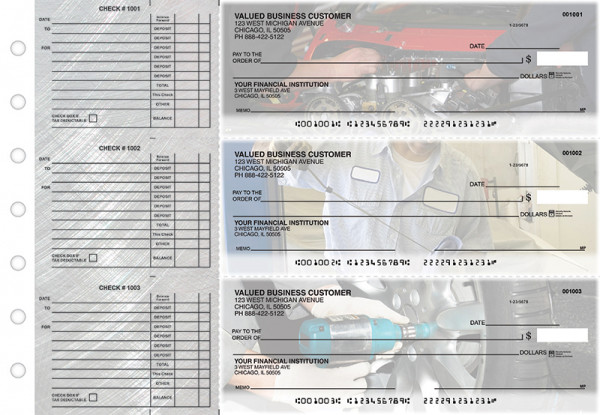 Mechanic Accounts Payable Designer Business Checks