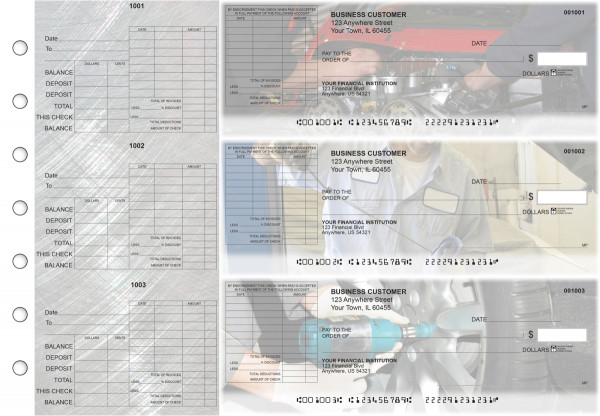 Mechanic General Itemized Invoice Business Checks