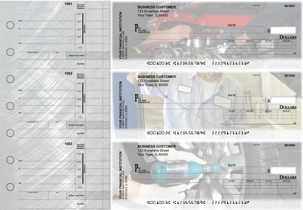 Mechanic Invoice Business Checks