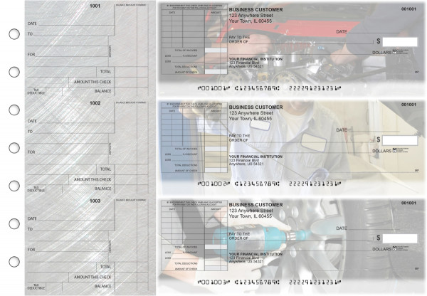 Mechanic Standard Itemized Invoice Business Checks