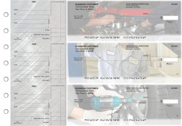 Mechanic Standard Mailer Business Checks