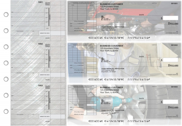 Mechanic Itemized Invoice Business Checks