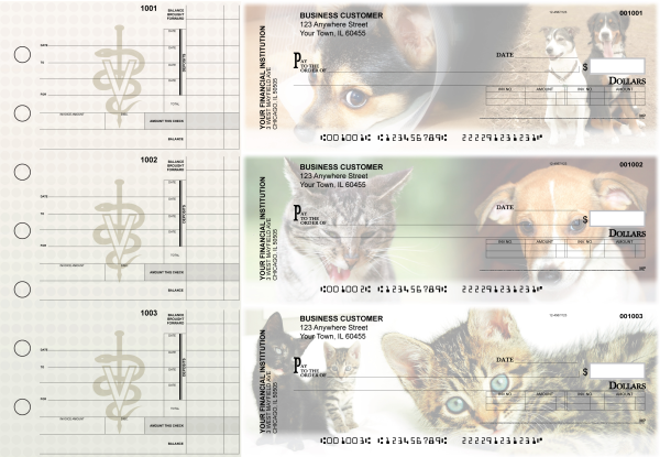 Veterinarian Invoice Business Checks