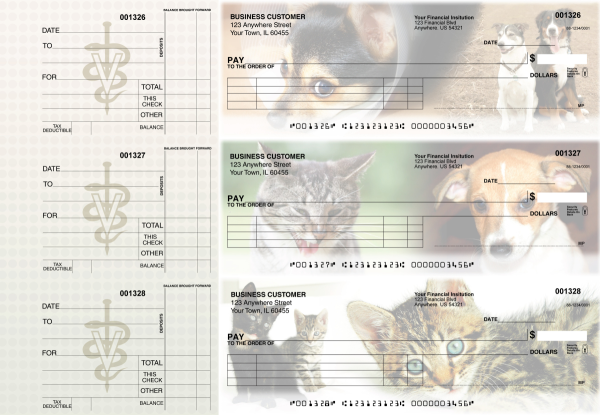 Veterinarian Itemized Payment Business Checks