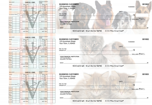 Veterinarian Payroll Designer Business Checks