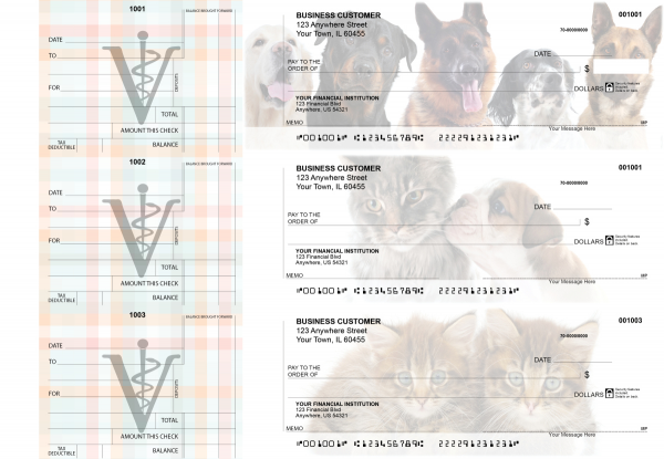 Veterinarian Standard Counter Signature Business Checks