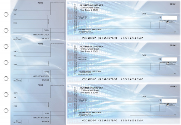 Digital Itemized Counter Signature Business Checks
