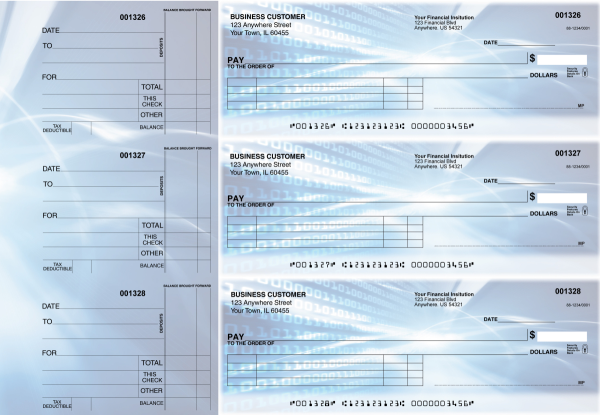 Digital Itemized Payment Business Checks