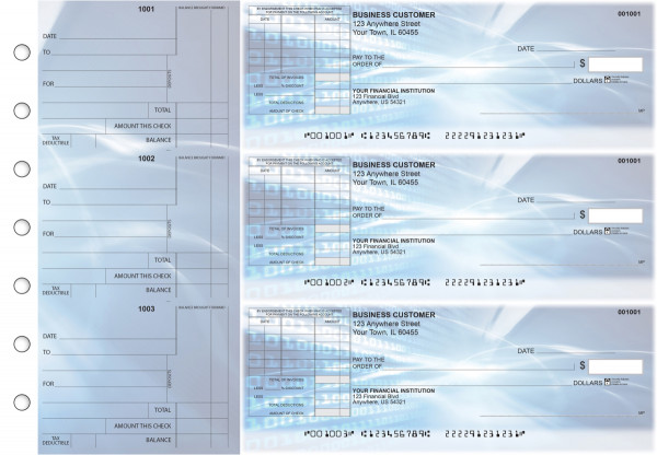 Digital Standard Itemized Invoice Business Checks
