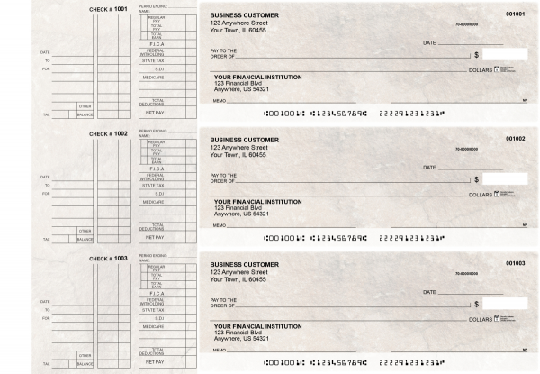 Granite Multi Purpose Designer Business Checks