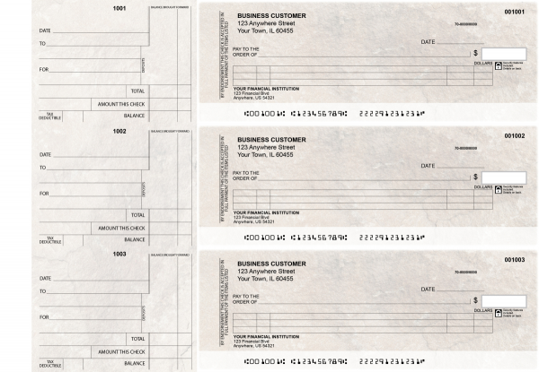 Granite Itemized Counter Signature Business Checks