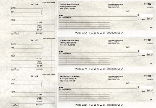 Granite Itemized Payment Business Checks