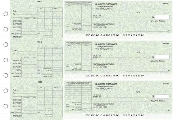 Grassy General Itemized Invoice Business Checks