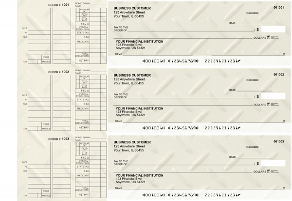 Iron Multi Purpose Designer Business Checks