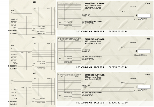 Iron General Itemized Invoice Business Checks