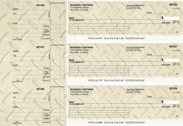 Iron Itemized Payment Business Checks
