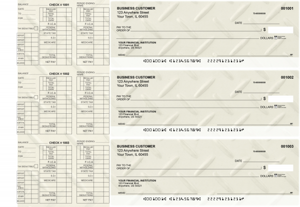 Iron Payroll Designer Business Checks