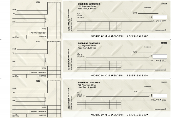 Iron Standard Invoice Business Checks