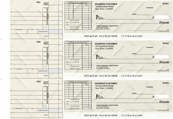Iron Itemized Invoice Business Checks