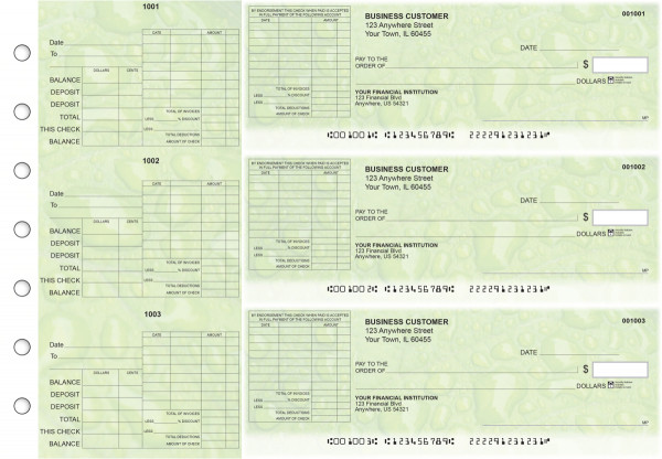 Leaf General Itemized Invoice Business Checks