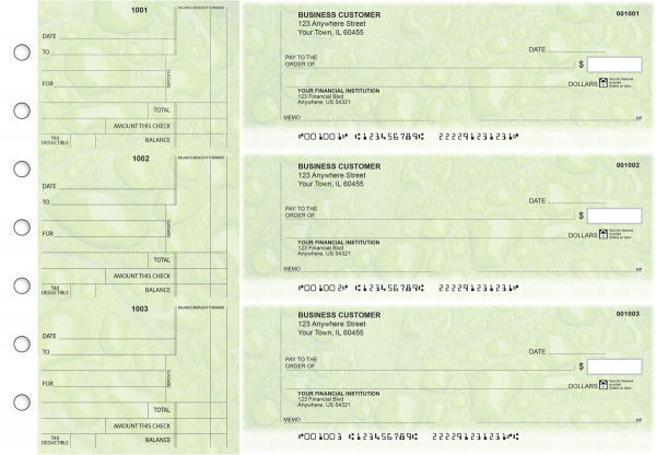 Leaf Standard Counter Signature Business Checks
