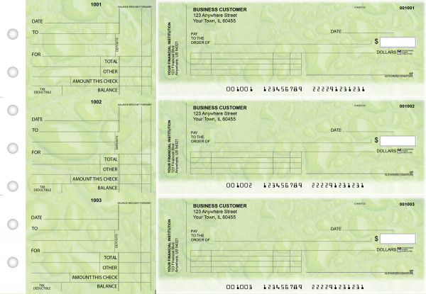 Leaf Standard Invoice Business Checks