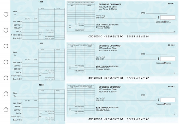 Swirls General Itemized Invoice Business Checks