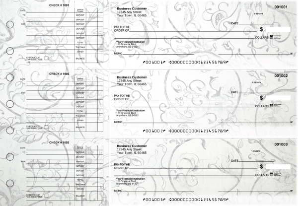 Vintage Accounts Payable Designer Business Checks
