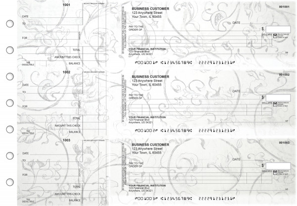Vintage Itemized Counter Signature Business Checks