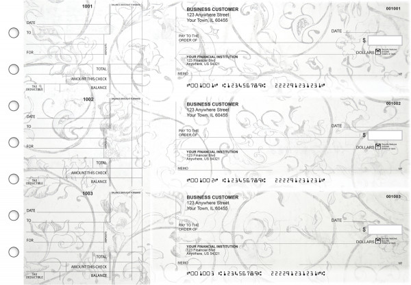 Vintage Standard Counter Signature Business Checks