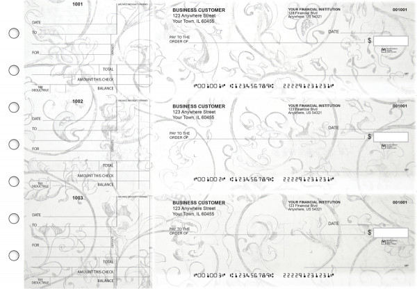 Vintage Standard Mailer Business Checks