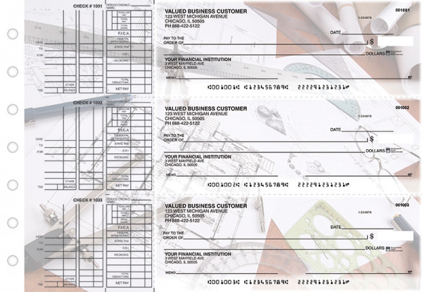 Architect Multi Purpose Designer Business Checks
