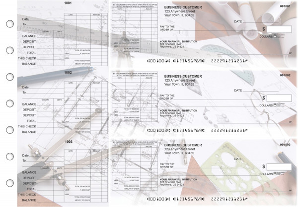 Architect General Itemized Invoice Business Checks