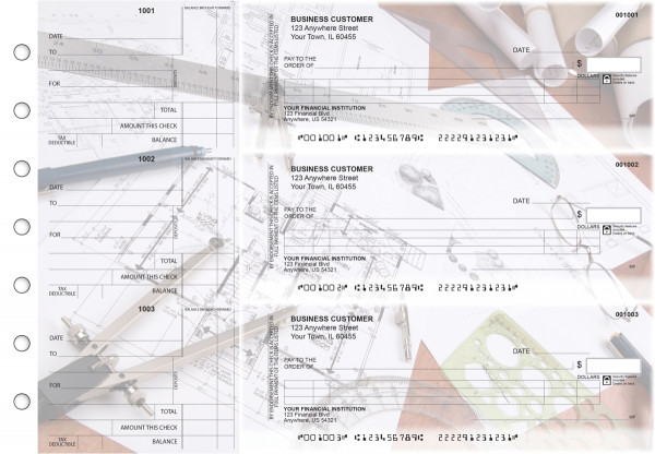 Architect Itemized Counter Signature Business Checks