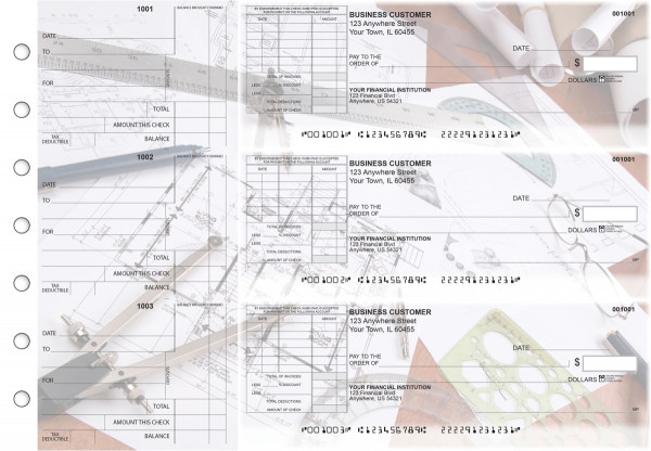 Architect Standard Itemized Invoice Business Checks