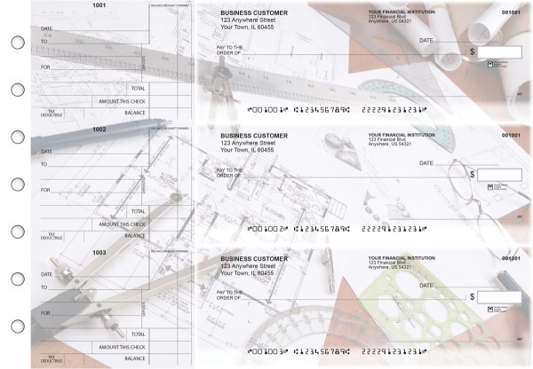 Architect Standard Mailer Business Checks