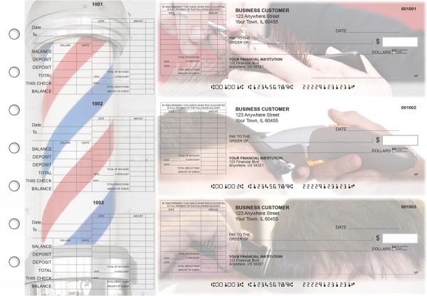 Barber General Itemized Invoice Business Checks