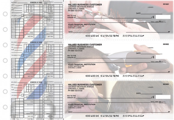 Barber Payroll Designer Business Checks