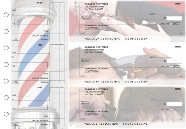Barber Standard Counter Signature Business Checks