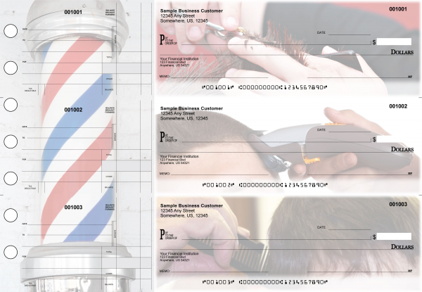 Barber Standard Disbursement Designer Business Checks